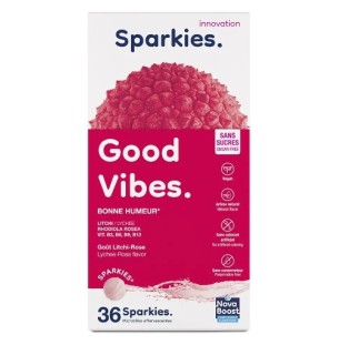 Nova Boost Sparkies Buen Humor 36 Microperlas Efervescentes