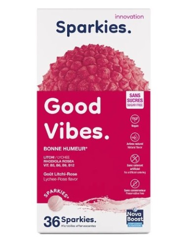 Nova Boost Sparkies Buen Humor 36 Microperlas Efervescentes