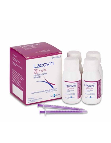 Lacovin 20mg/ml Solución Cutánea 4... Lacovin 20mg/ml Solución Cutánea 4...