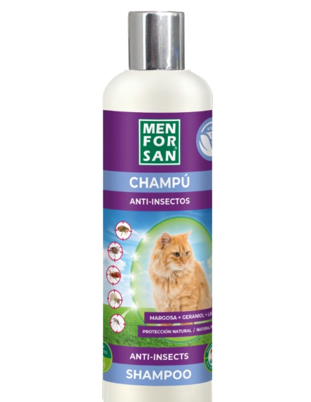 Men For San Champú Anti Insectos Gatos 300 ml