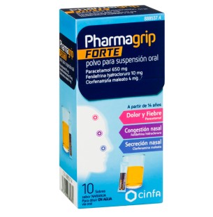 Pharmagrip Forte 10 Sobres...