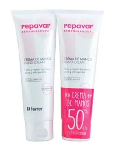 Repavar Duplo Crema Regeneradora de Manos 2x75ml Repavar Duplo Crema Regeneradora de Manos 2x75ml