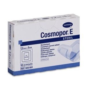 Hartmann Cosmopor E Apósitos, 7.2 x 5 cm 10pzs