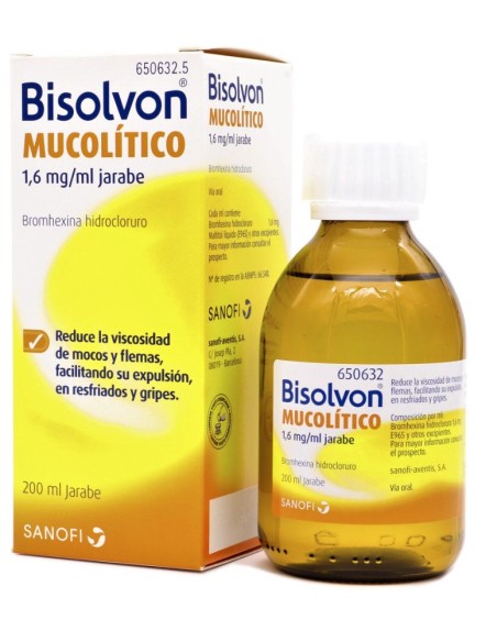 Bisolvon Mucolitico 1.6 Mg/ml Jarabe 200 Ml