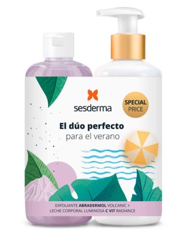Sesderma Pack C-Vit Radiance corporal + Abradermol Volcanic