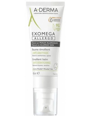 A-Derma Exomega Allergo Bálsamo Emoliente 40ml