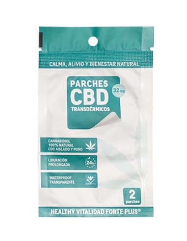 Healthy Vitalidad Forte Plus Parche Cbd 32mg 2 Unidades
