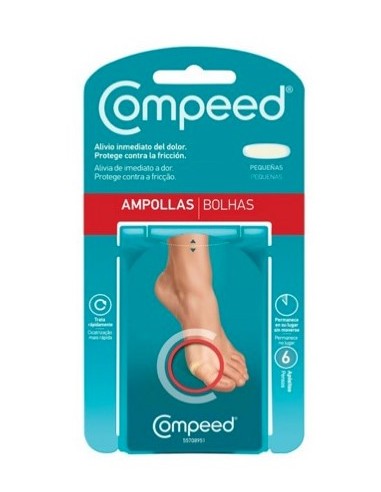 Compeed Tiras Ampollas Pequeño 6 Uds