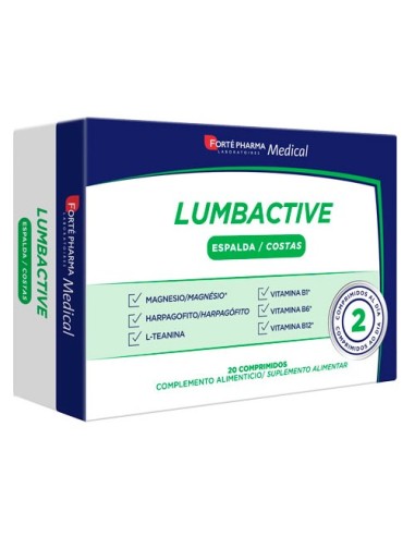 Forté Pharma Lumbactive 20 Comprimidos