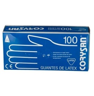 Corysan guantes látex talla...