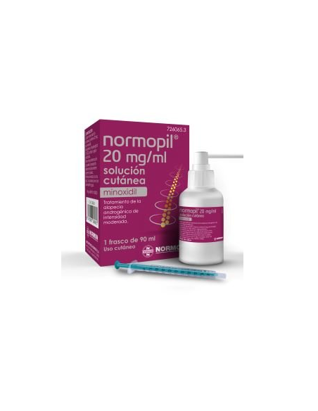 Normopil 20 mg/ml Solución Cutánea, 270 ml