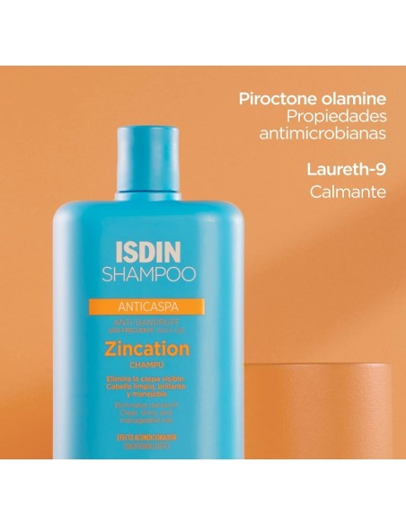 Isdin Zincation Champú Anticaspa Uso Frecuente 400ml