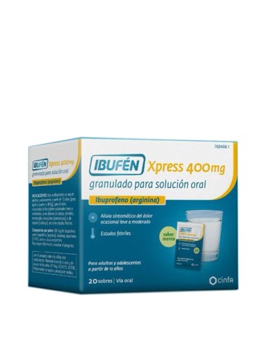 Ibufen Xpress 400 mg 20 Sobres Granulado