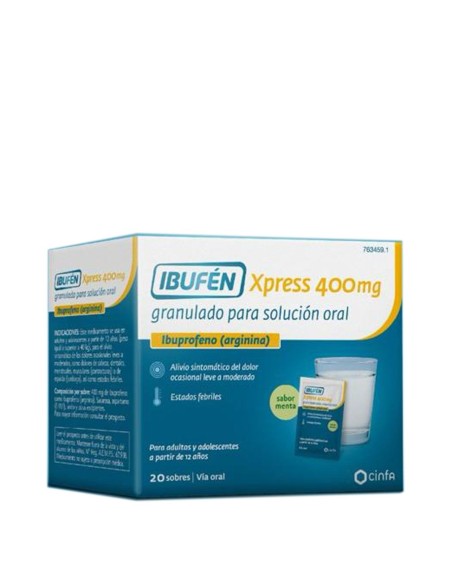 Ibufen Xpress 400 mg 20 Sobres Granulado