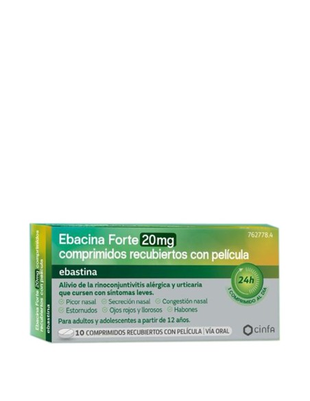 Ebacina Forte 20 mg 10comprimidos