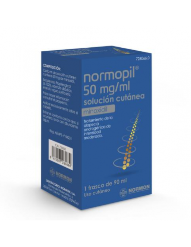 Normopil Minoxidil 50 mg/ml Solución...