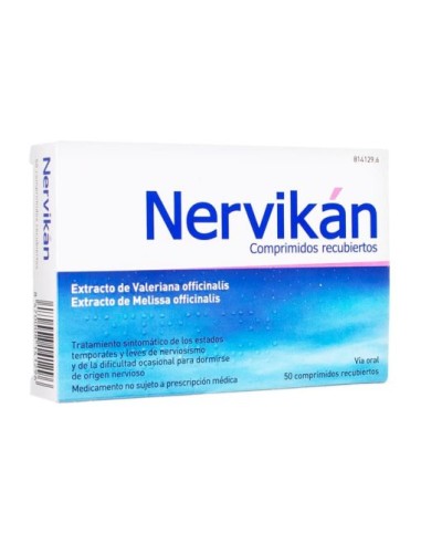 Nervikan 50 comprimidos Nervikan 50 comprimidos