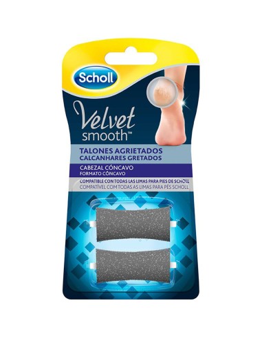 Scholl Velvet Smooth Talones Agrietados Recambios Universales