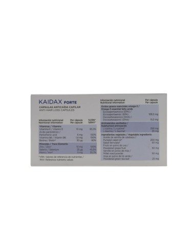 Kaidax forte 60 cápsulas