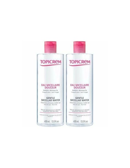 Topicrem HYDRA+ Agua Micelar Suave Pack 2 x 400 ml