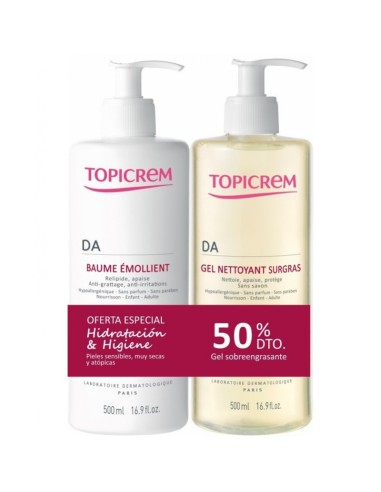 Topicrem PACK DA Bálsamo Emoliente... Topicrem PACK DA Bálsamo Emoliente...