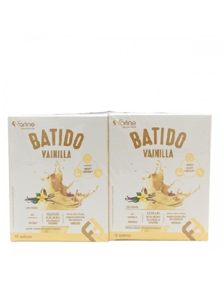 Farline Duplo Batido Vainilla 2x15 sobres