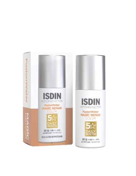 Isdin Fotoprotección Fusion Water Magic Repair Color SPF50 50 ml