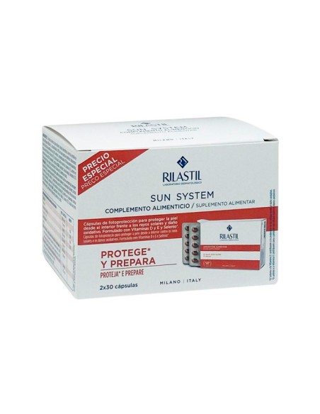 Rilastil Sun System Oral Duplo 2 X 30 Cápsulas