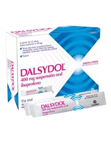 Dalsydol sticks 400 mg suspensión...