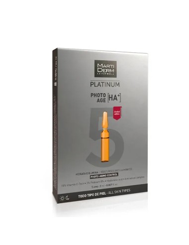 Martiderm Platinum Photo-Age HA+ 5 ampollas 2ml