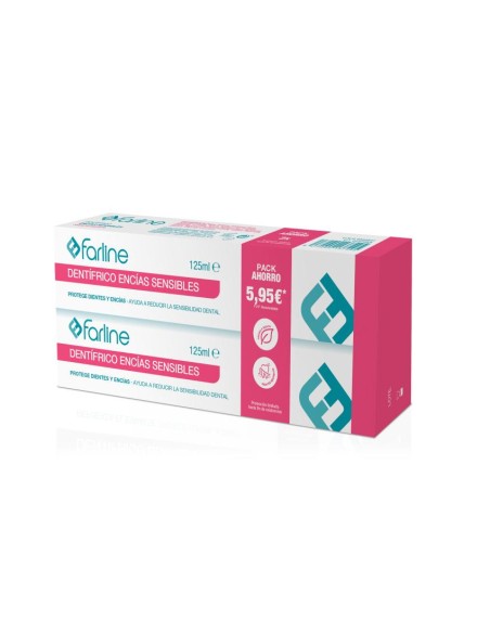 Farline Pasta Encías sensibles Duplo 2 X 125 ml