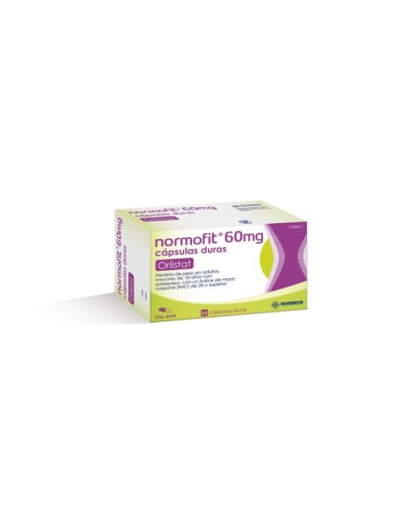 Normofit 60 mg 84 cápsulas duras Orlistat