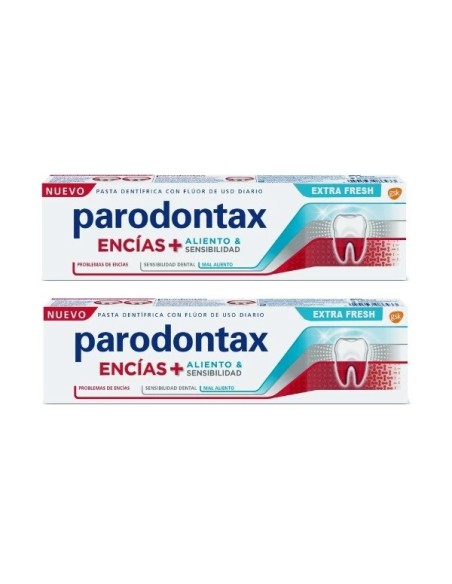 Parodontax Duplo Encias Extra Fresh 2x75 ml