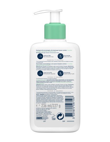 CeraVe Gel Limpiador Espumoso 473 ml CeraVe Gel Limpiador Espumoso 473 ml