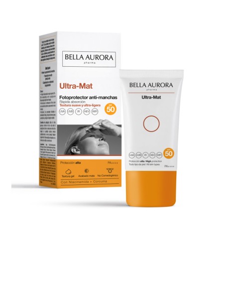 Bella Aurora Ultra Mat Fotoprotector Anti Manchas SPF 50+,  50 ml