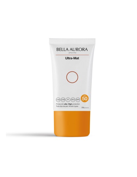 Bella Aurora Ultra Mat Fotoprotector Anti Manchas SPF 50+,  50 ml