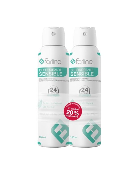Farline Duplo Desodorante Sensible Spray 2 X 150ml