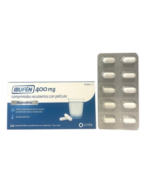 Ibufén 400 mg 20 Comprimidos