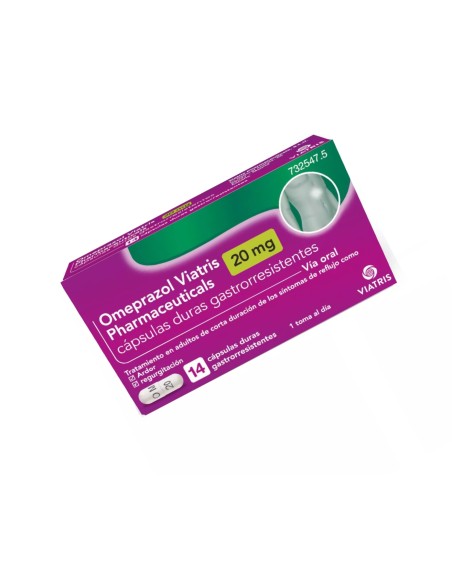 Omeprazol Viatris 20 mg 14 Cápsulas Duras