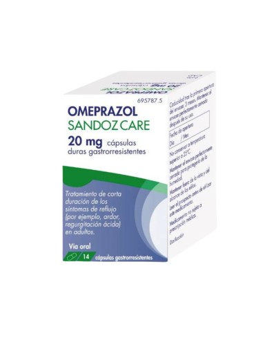Omeprazol Sandoz Care 20 mg 14... Omeprazol Sandoz Care 20 mg 14...