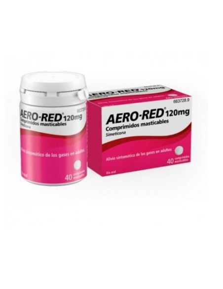 Aero Red 120 mg 40 Comprimidos Masticables
