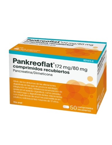 Pankreoflat 50 Grageas