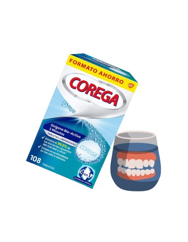 Corega Oxígeno Bio-Activo Limpieza... Corega Oxígeno Bio-Activo Limpieza...