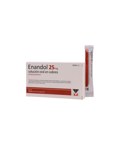 Enandol 25 Mg 10 Sobres Solución Oral...