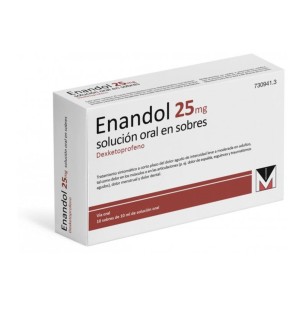 Enandol 25 Mg 10 Sobres Solución Oral 10 ml