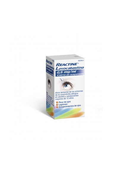 Reactine Levocabastina 0,5 mg/ml Colirio, 4 ml