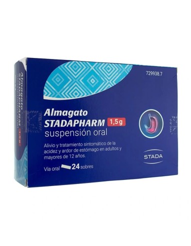 Almagato Stadapharm 1,5 g Suspensión... Almagato Stadapharm 1,5 g Suspensión...