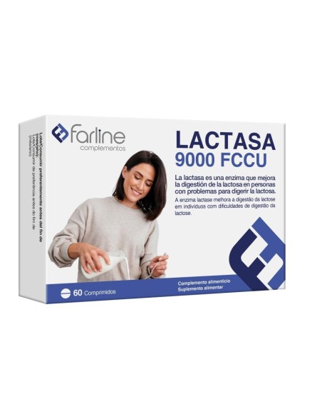 Farline Lactasa 9000 FCCU Blister 60 Comprimidos