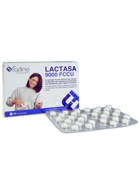 Farline Lactasa 9000 FCCU Blister 60 Comprimidos