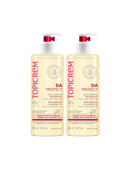 Topicrem DA PROTECT Aceite de ducha DUPLO 500 ml